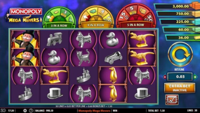 Monopoly Mega Movers Online Slot