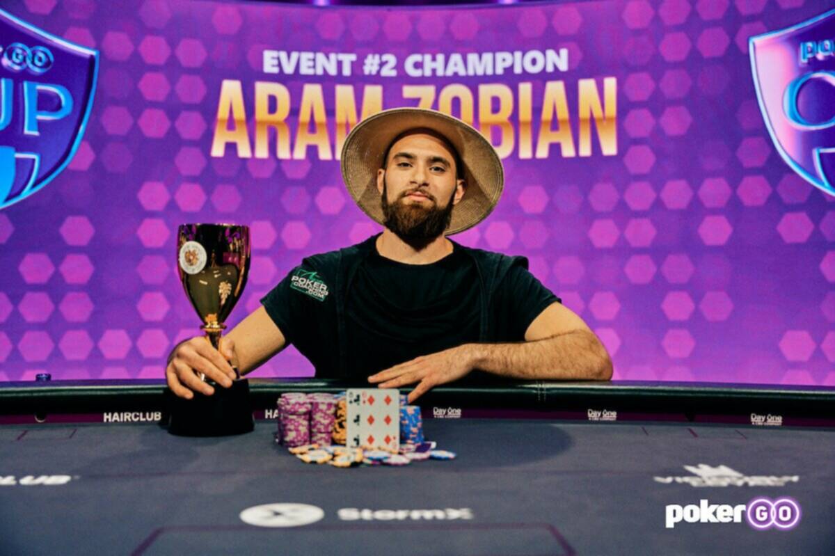 PokerGO Cup Event #2 Won by Aram Zobian for $207,000