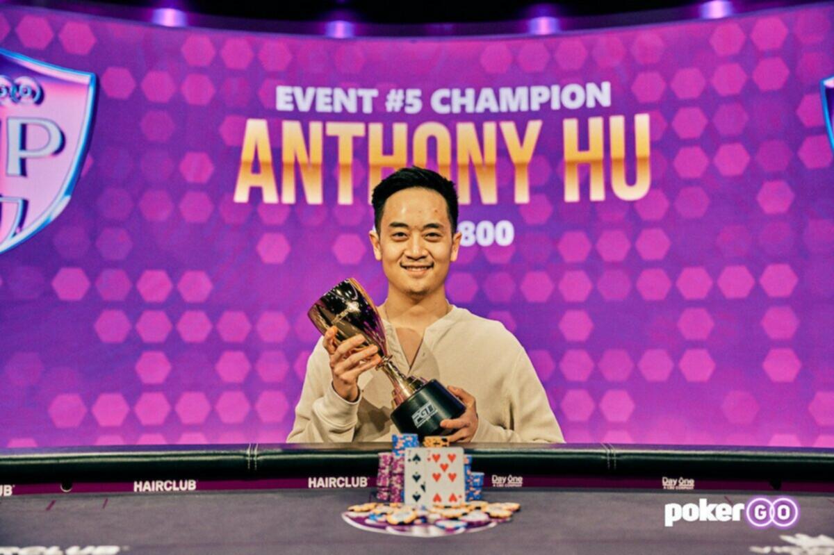 PokerGO Cup Event #5 Won by Anthony Hu for $268,000